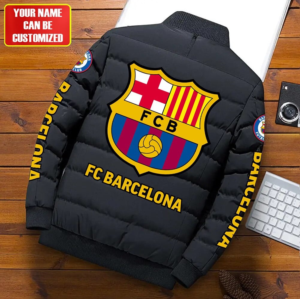 Personalized Barça Puffer Jacket Q170802