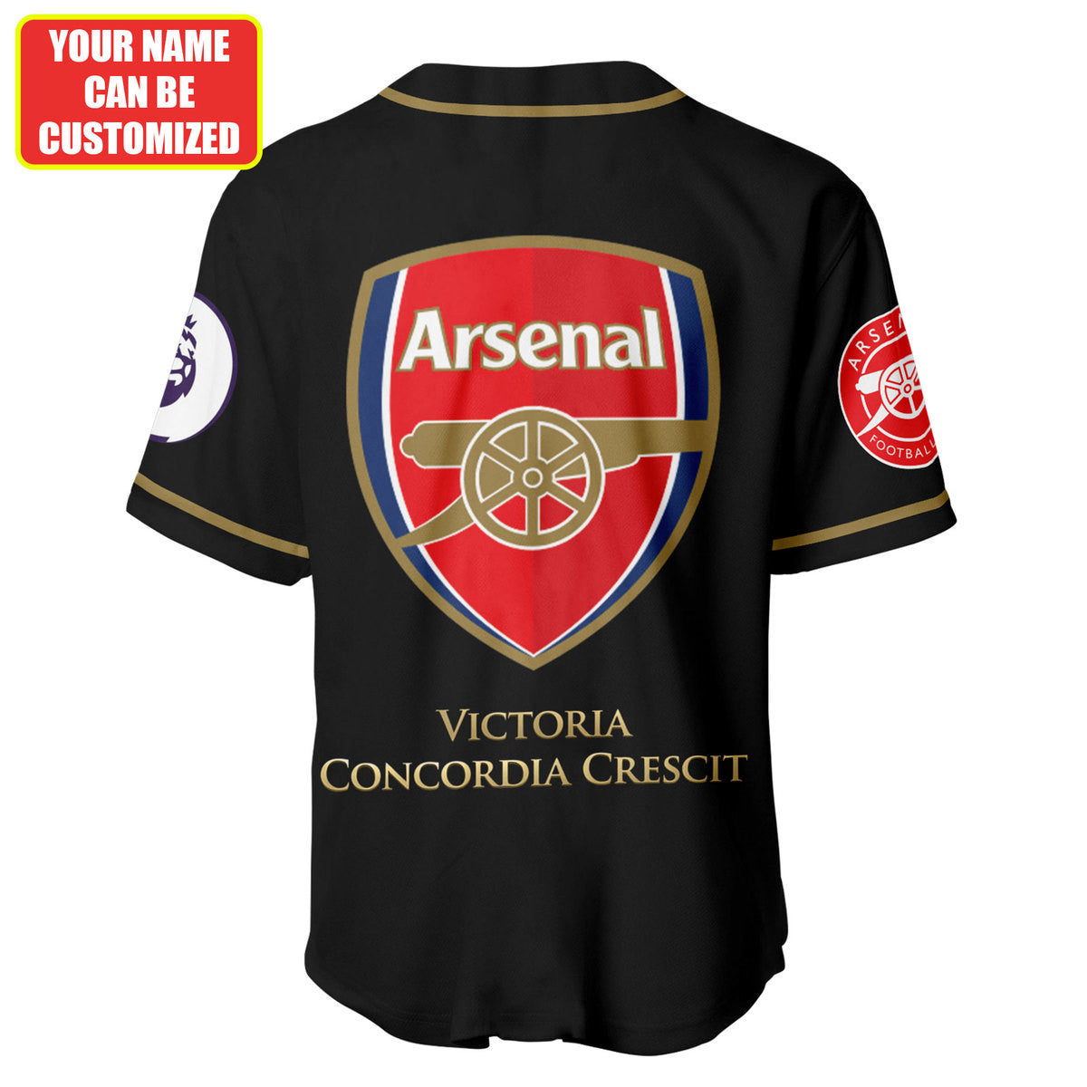 Personalized Arsenal - Baseball Jersey Shirt 3D Q120401