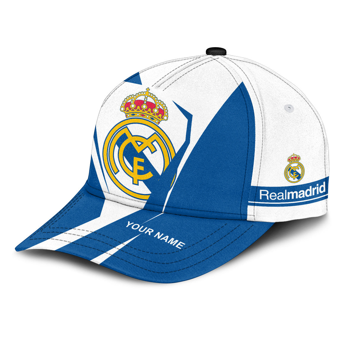 Personalized Name Real Madrid Classic Cap Q210808