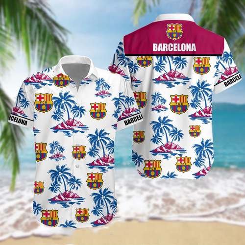 Barça Tropical Hawaii Shirt Beach Short
