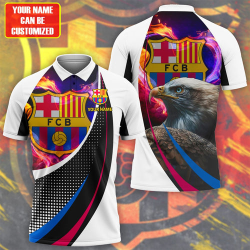 Personalized Barça Eagle 3D Full Printing Set , Barça Shirt , Barça Set , Hoodie , Short , Polo , hawaii , ... Q210803