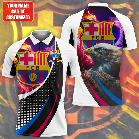 Personalized Barça Eagle 3D Full Printing Set , Barça Shirt , Barça Set , Hoodie , Short , Polo , hawaii , ... Q210803