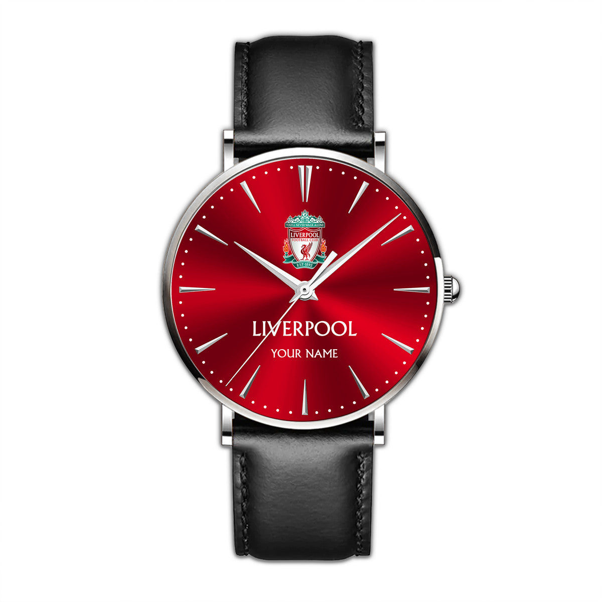 Personalized Liverpool Quartz Leather Watch QB190803