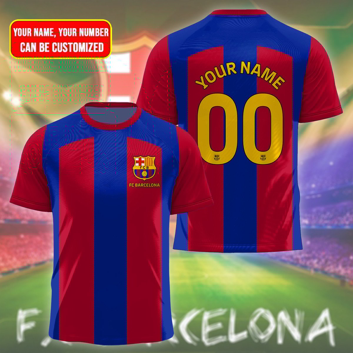 Personalized Barça 3D Full Printing Premium Set , Barça Premium Shirt , Hoodie , Short , Polo ,hawaii S270803