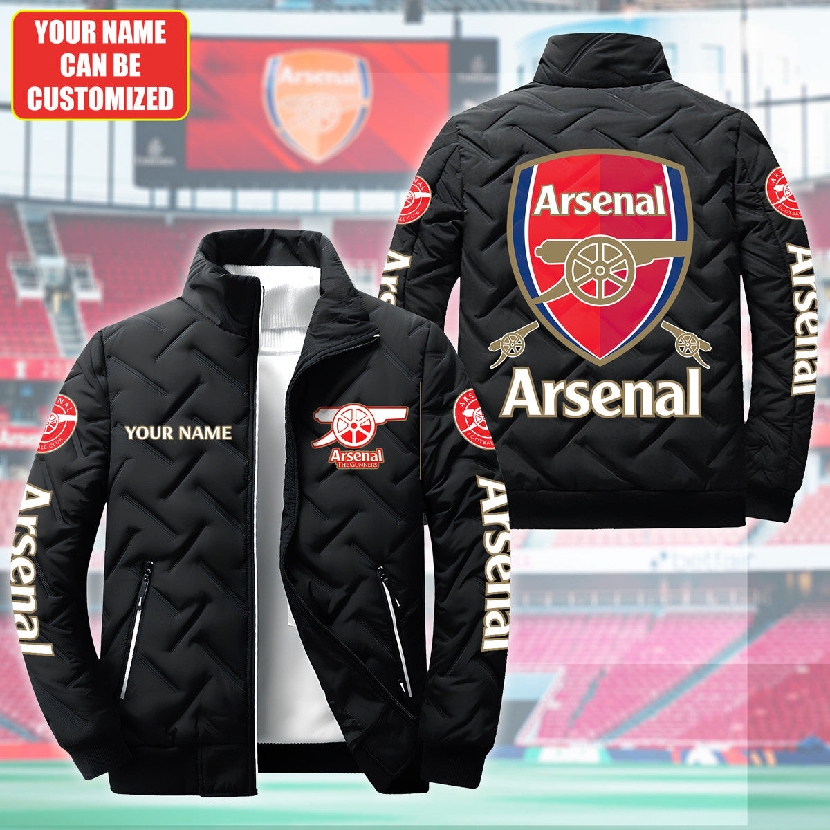 Arsenal The Gunners Puffer Jacket Q280804