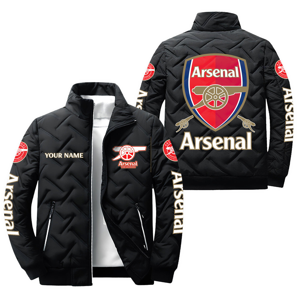 Arsenal The Gunners Puffer Jacket Q280804