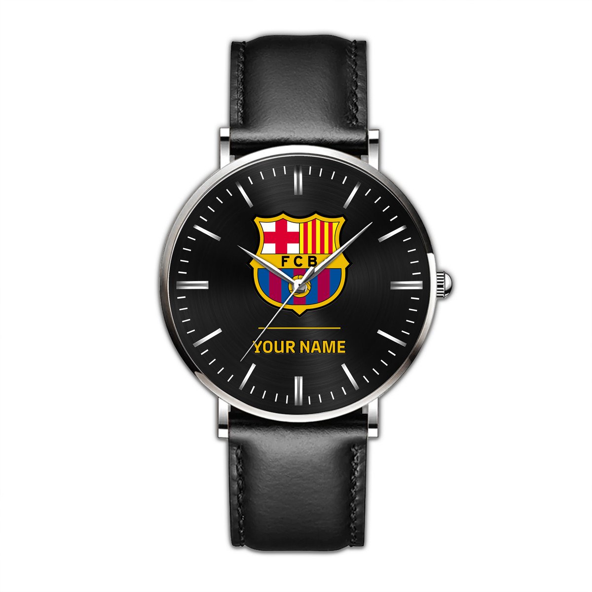 Personalized Barca Q3 Luxury Quartz Leather Watch Q040905