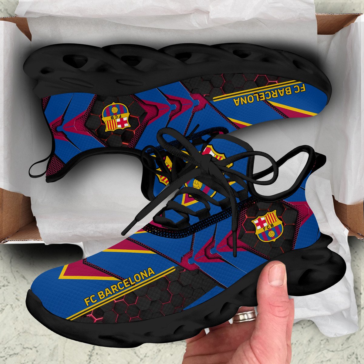 Barça Q3 Clunky Custom Sneaker Q300803