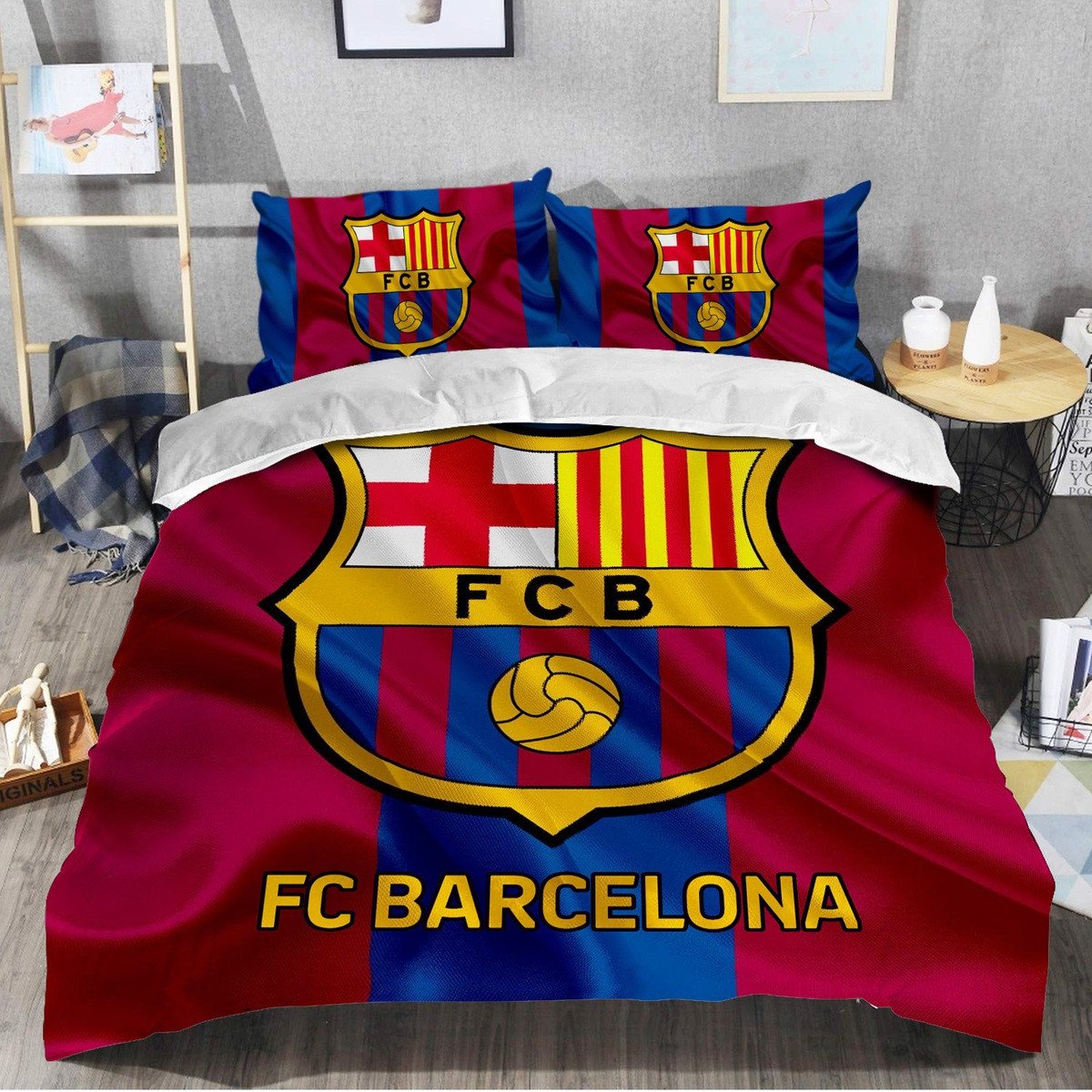 FC Barcelona All Over Printed Bedding Set Q060901