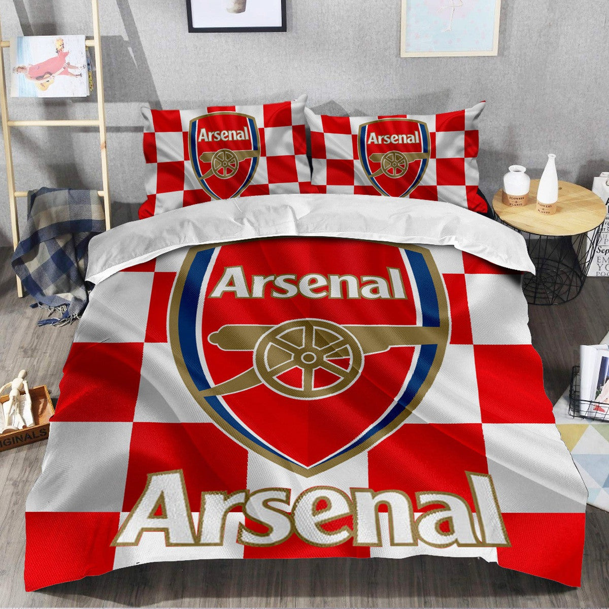 Arsenal All Over Printed Bedding Set Q060902