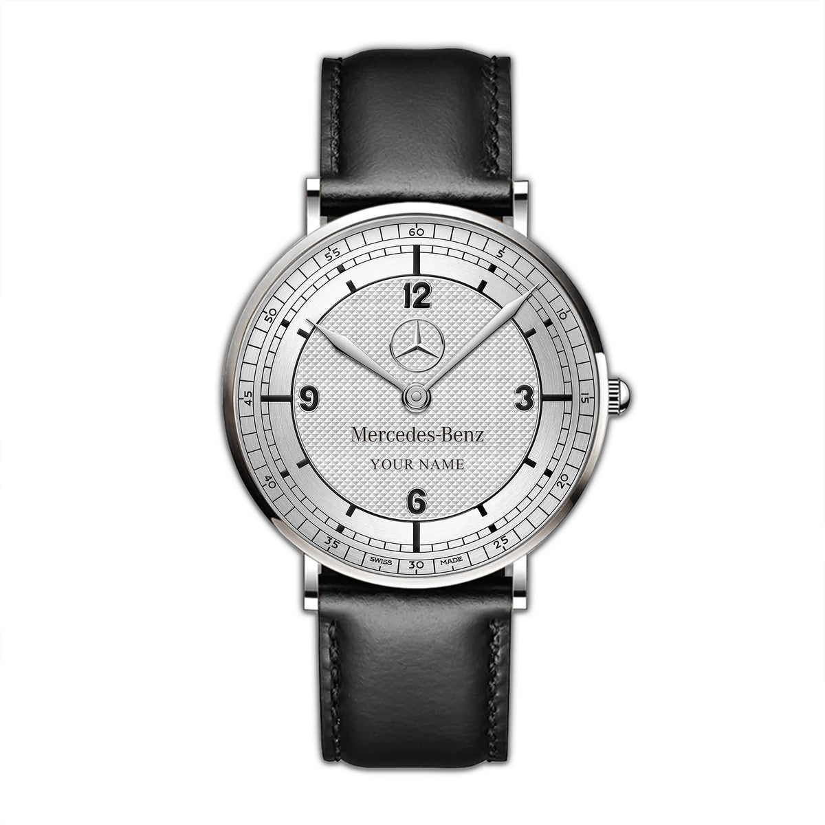 Personalized Merc Specialities Quartz Leather Watch P060901