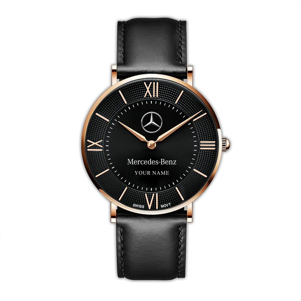 Personalized Merc Luxury Quartz Leather Watch QB110905