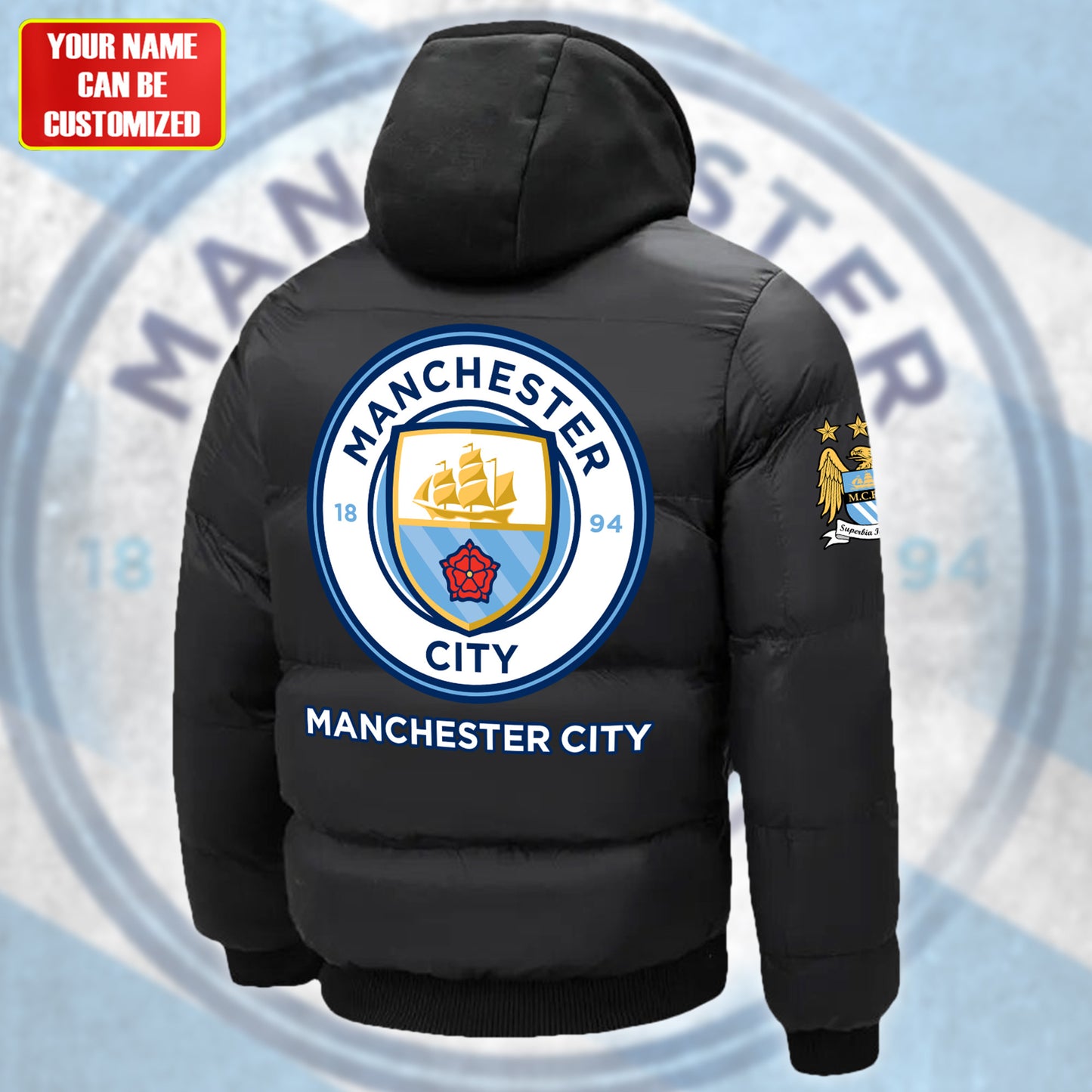 Manchester City Puffer Thermal Sport Warm Jacket S200901