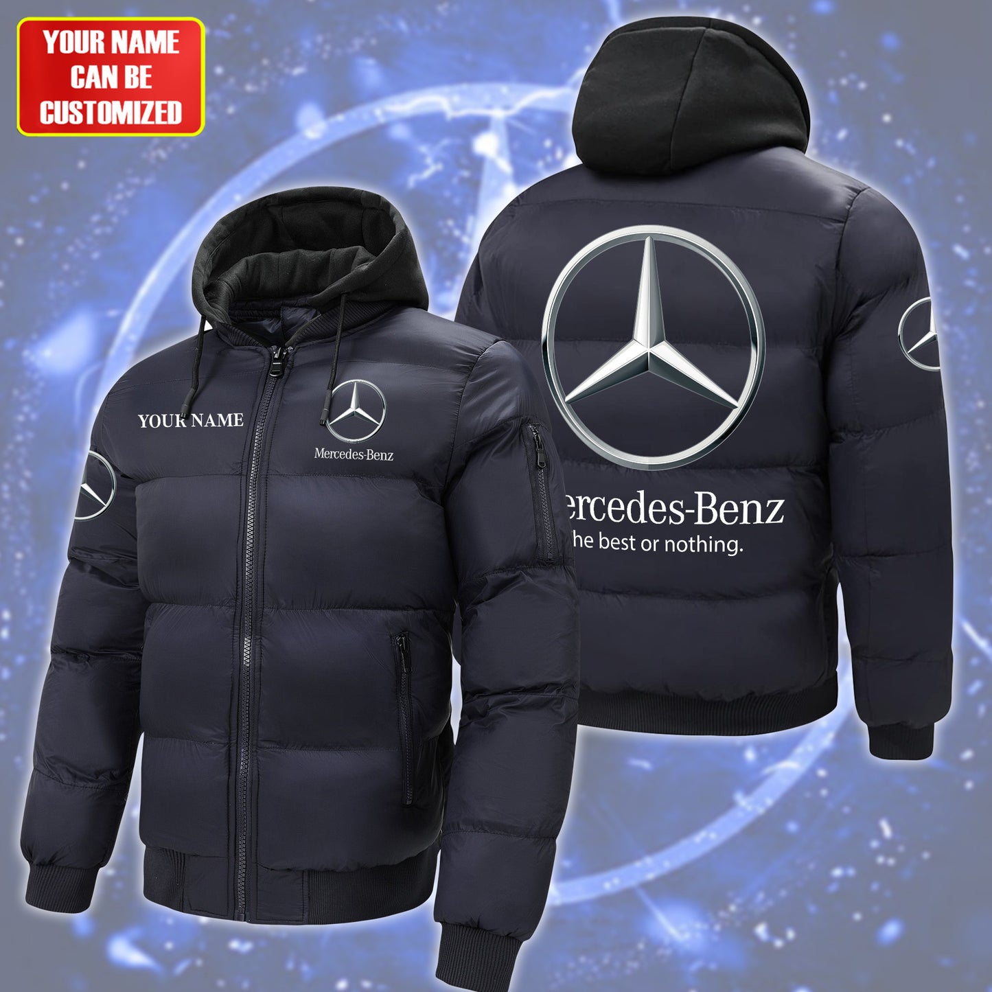 Mercedes Puffer Thermal Sport Warm Jacket P200901