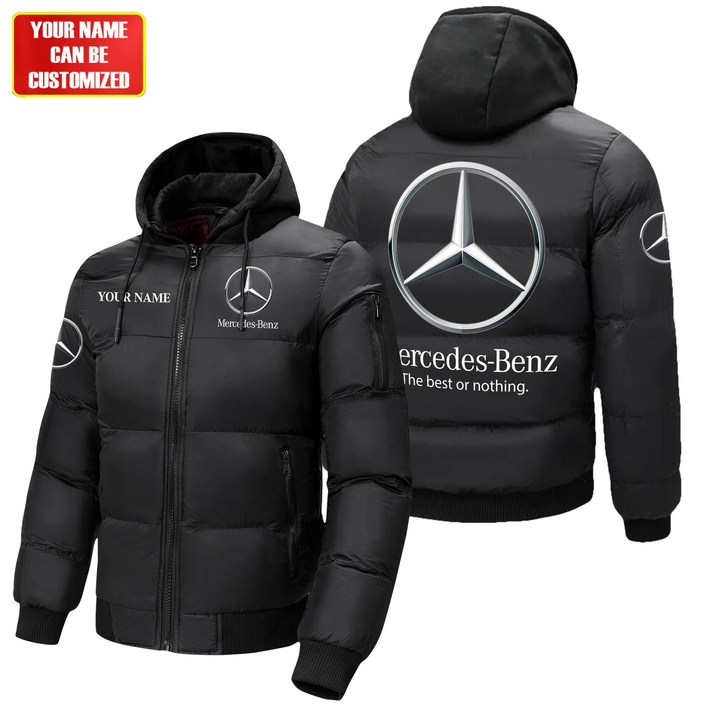 Mercedes Puffer Thermal Sport Warm Jacket P200901