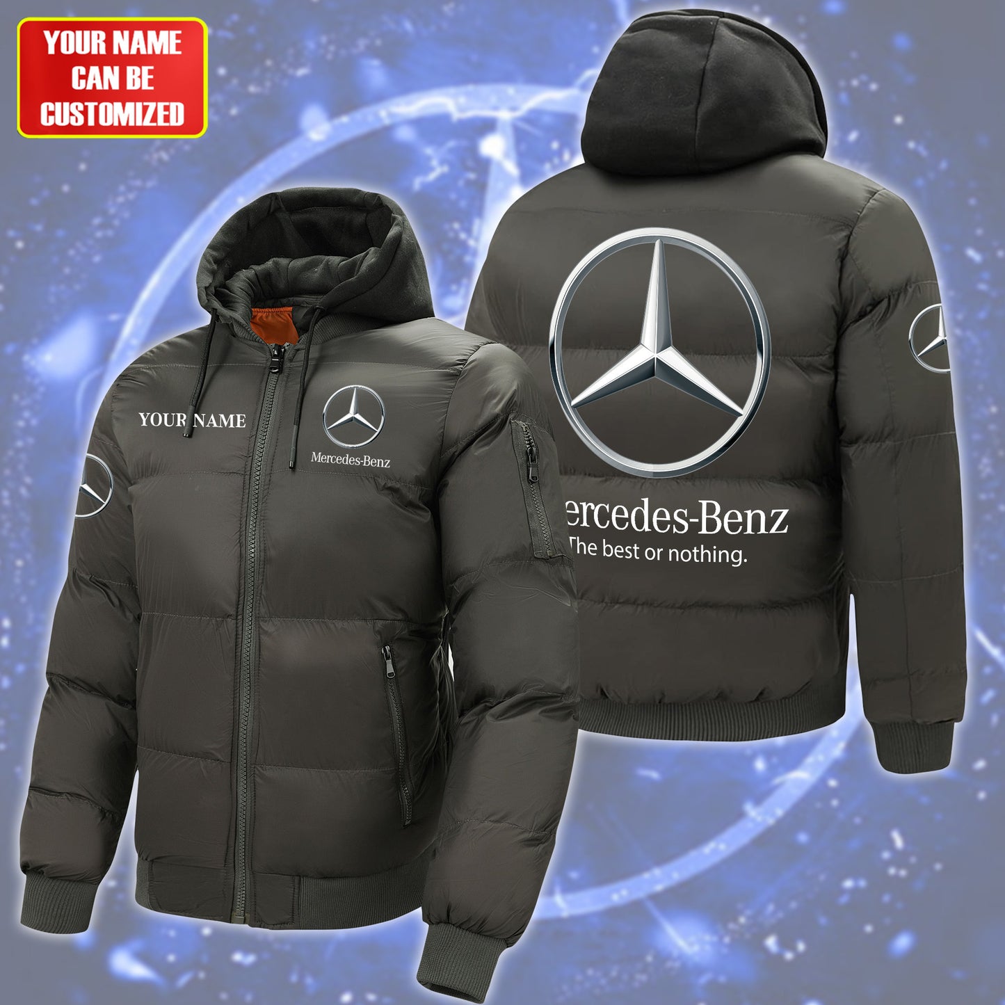 Mercedes Puffer Thermal Sport Warm Jacket P200901