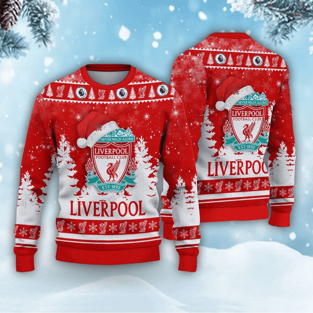 Liverpool Q2 Ugly Christmas Sweater , Unisex Wool Sweater Q061114