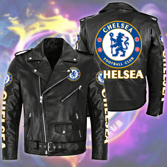 Chelsea Zipper Vintage Leather Jacket S230901