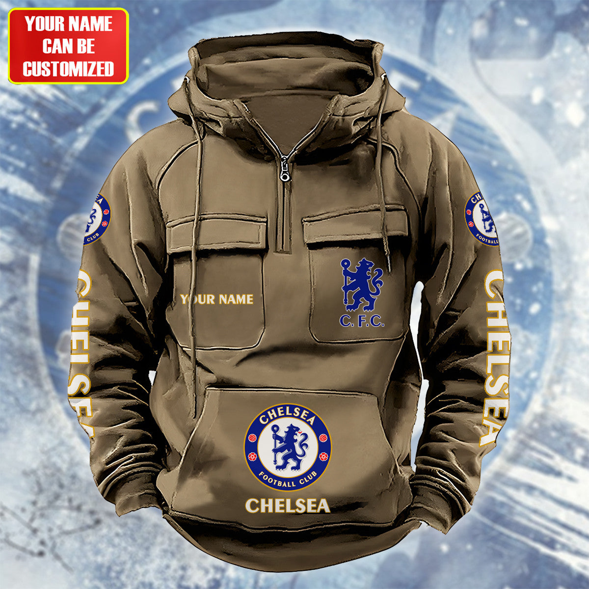 Personalized Chelsea Retro Cotton Hoodie Q230903