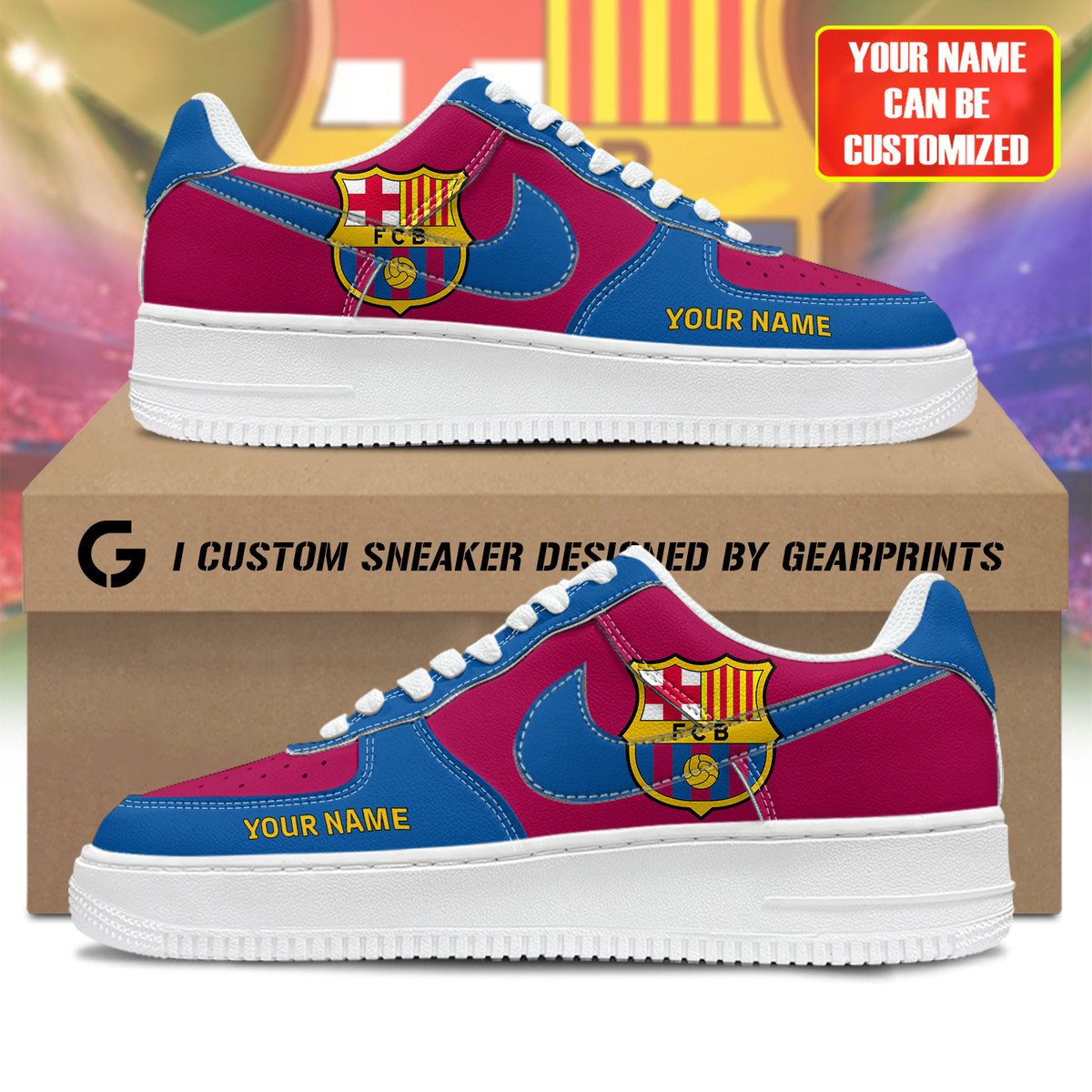 Barcelona FC NAF Custom Sneaker P250902
