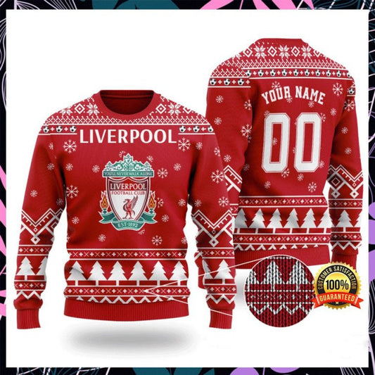 Liverpool Ugly Christmas Sweater , Unisex Wool Sweater S041217
