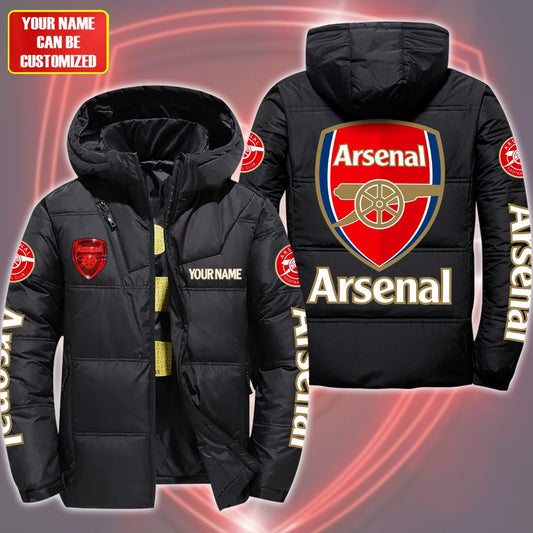 Personalized Arsenal Puffer Thermal Jacket With Hood Q300903