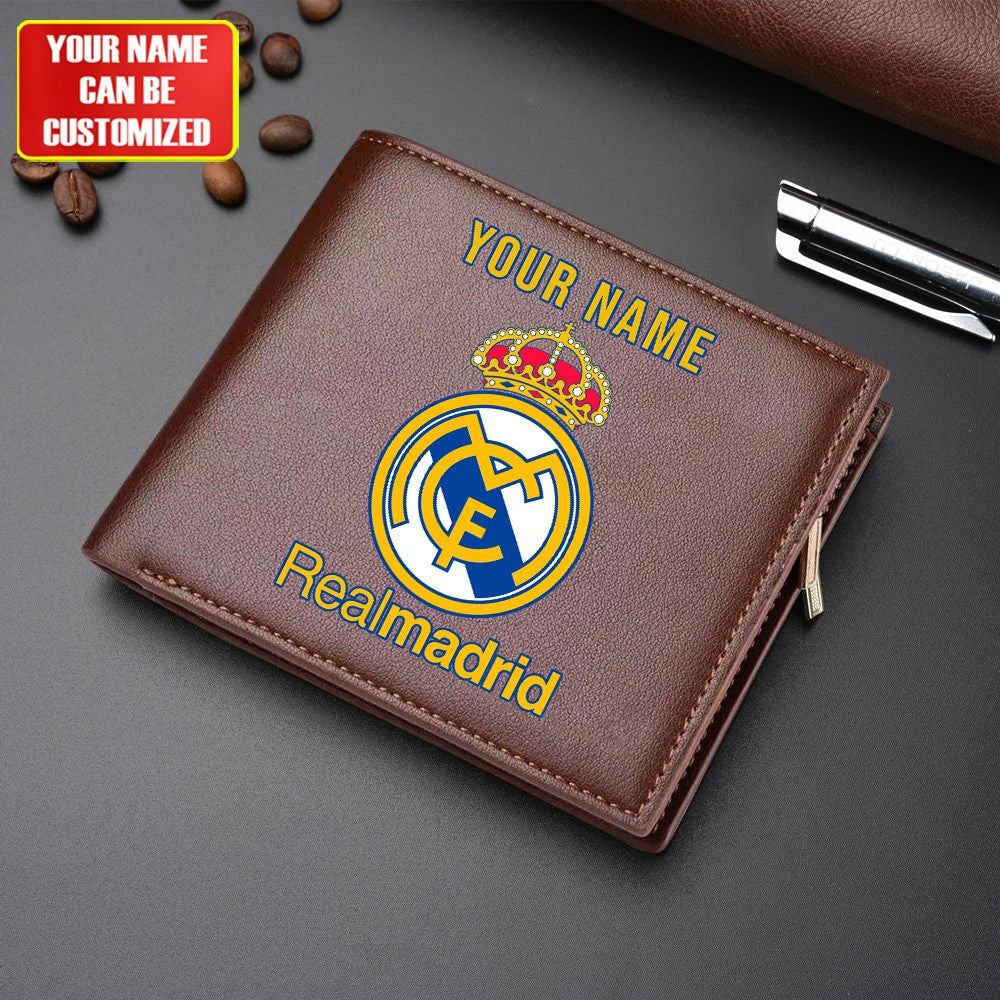 Personalized Real Madrid Leather Wallet Q200807