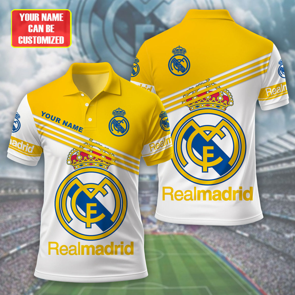 Personalized Real Madrid Q2 3D Full Printing Set , Real Madrid Shirt , Hoodie , Short , Polo ,hawaii Q051002