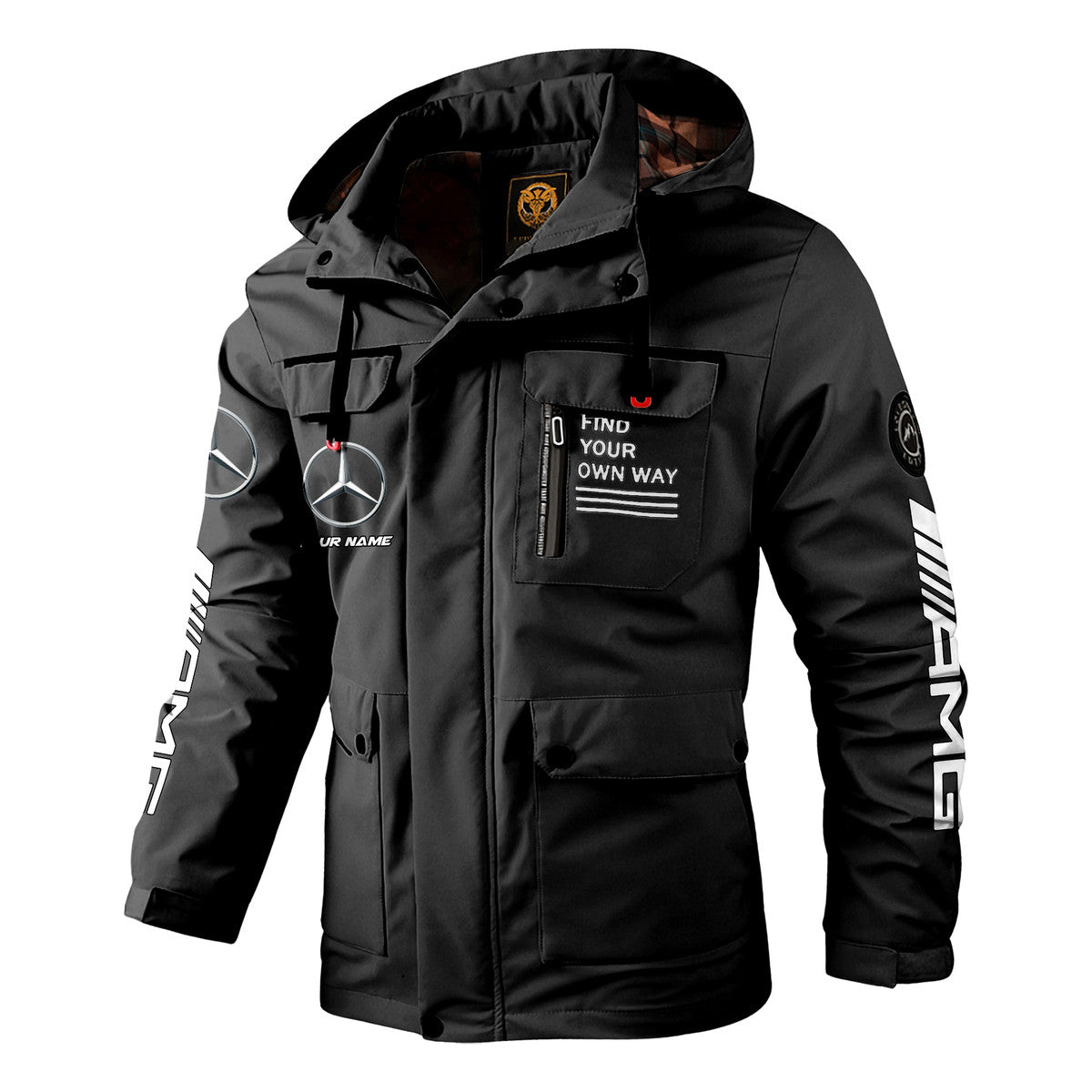 Merc AMG Windbreaker Hooded Jacket QB041001
