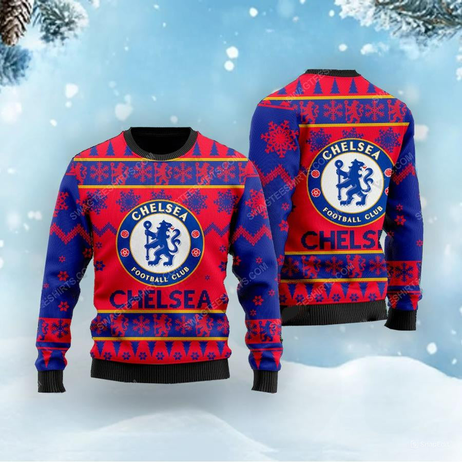 Chelsea S7 Ugly Christmas Sweater , Unisex Wool Sweater