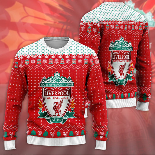 Liverpool S3 Ugly Christmas Sweater , Unisex Wool Sweater S051004
