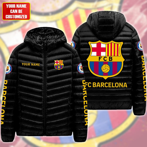 Personalized Barça Puffer Sideline Down Jacket Q091005