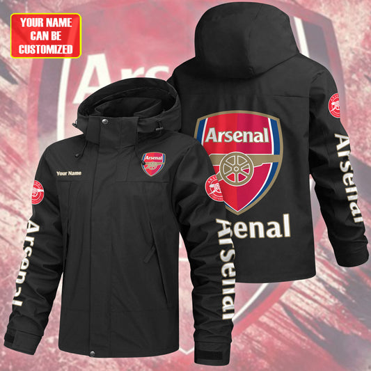 Arsenal Outdoor Sports Wind & Waterproof Drawstring Jacket P101001