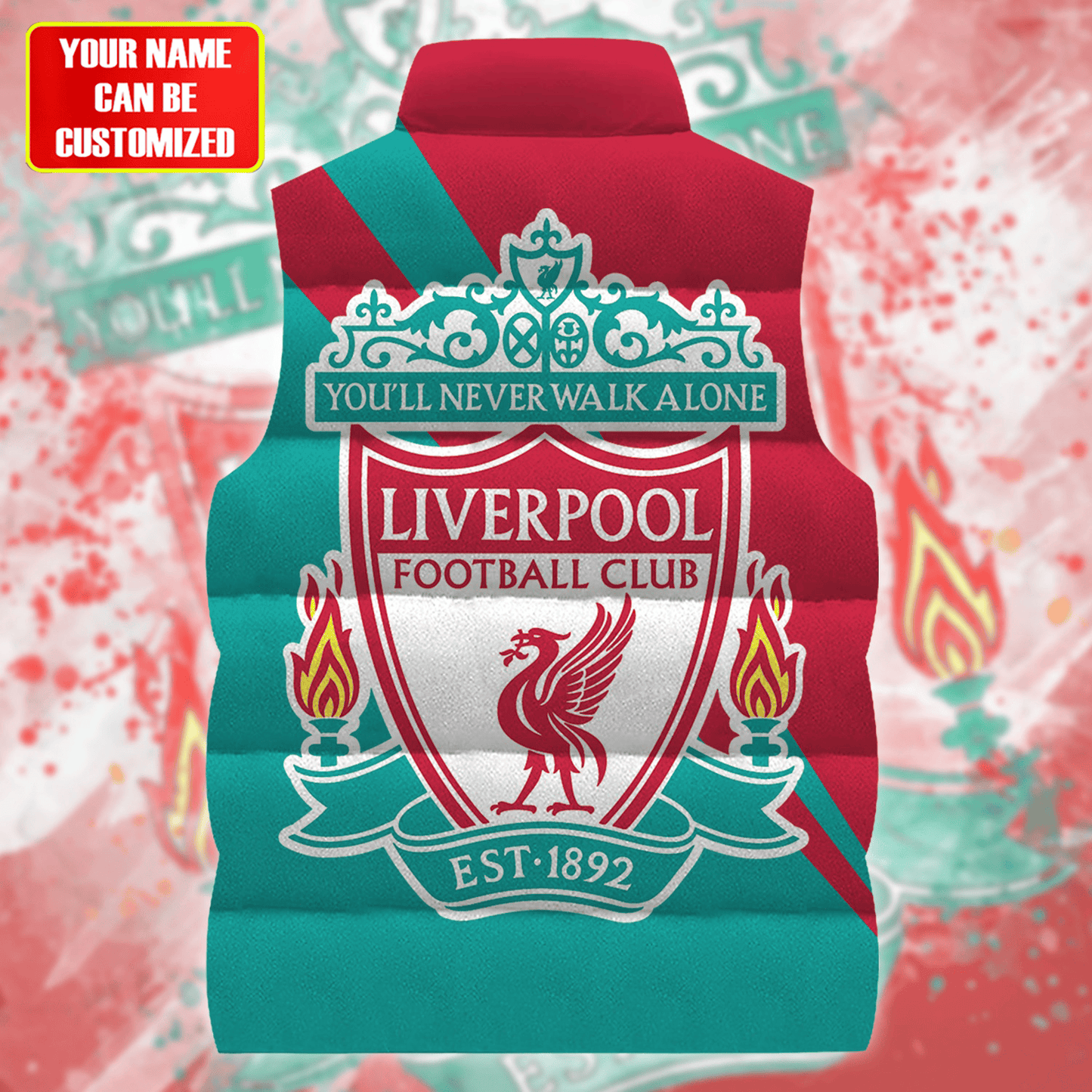 Liverpool Sleeveless Windproof Puffer Jacket 3D QB071005