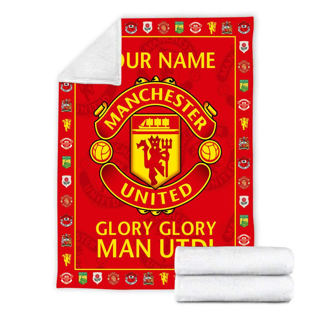Manchester United FC 3D Fleece Blanket P101005