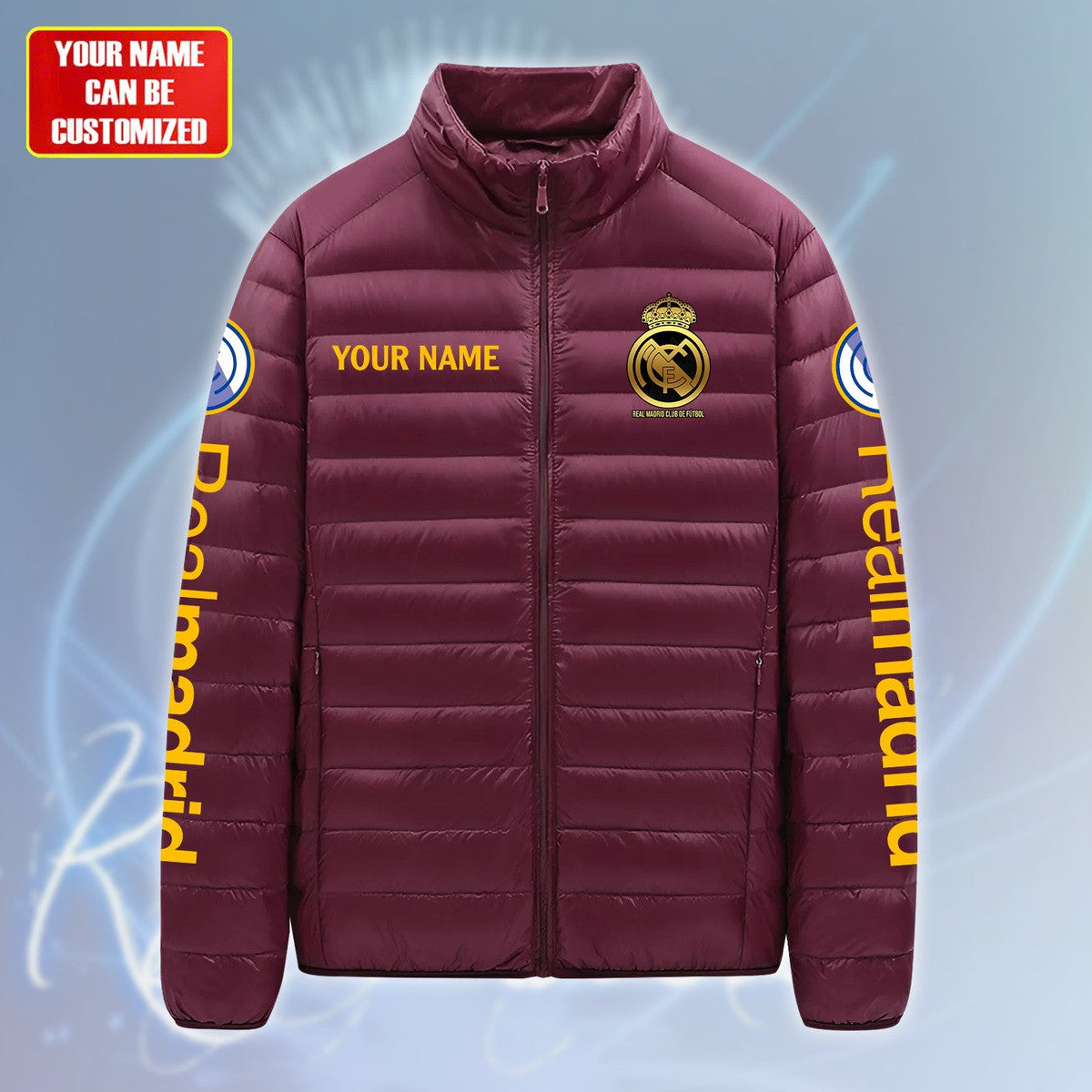 Personalized Real Madrid Ultra Light Down Jacket Q111002