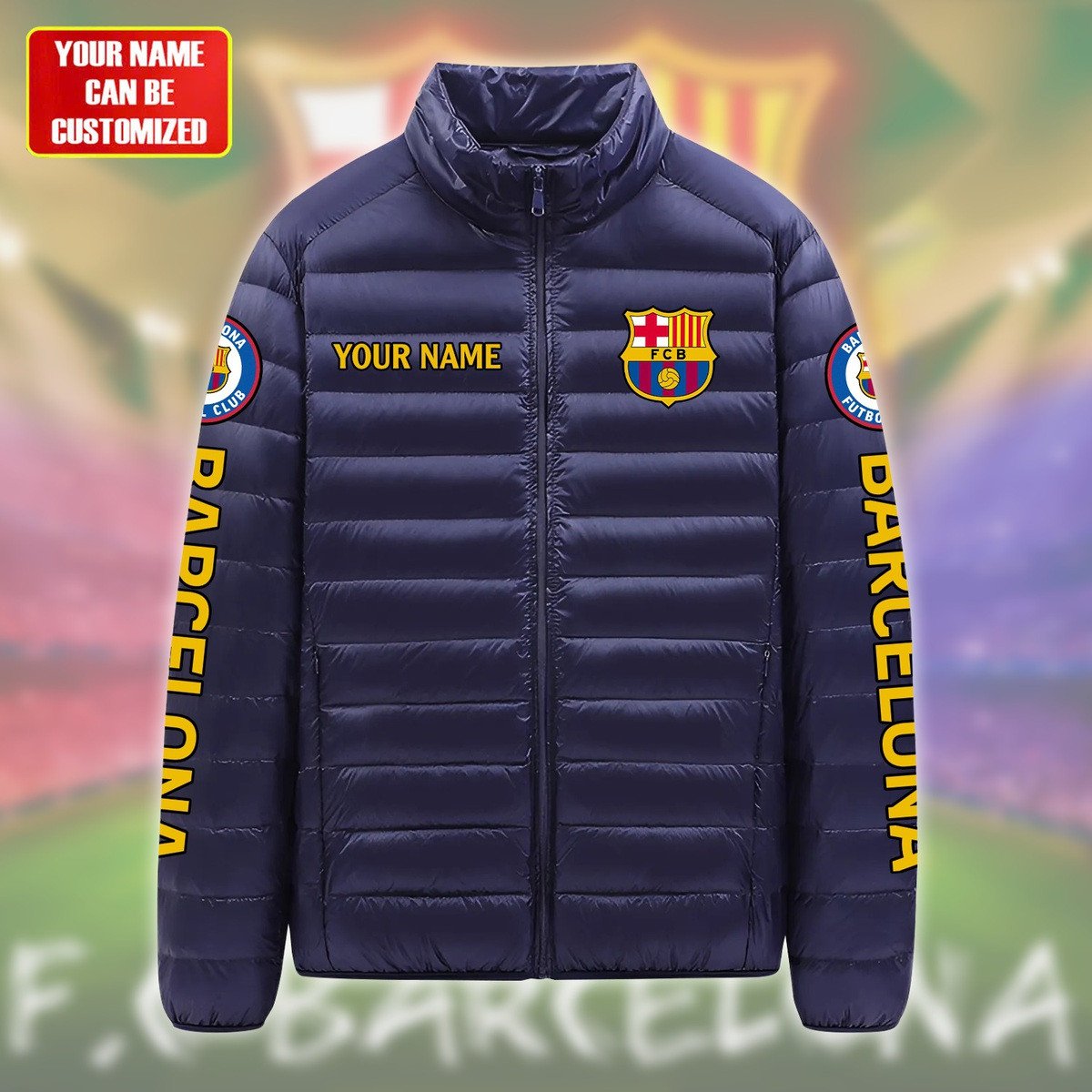 Personalized Barça Ultra Light Down Jacket Q111001