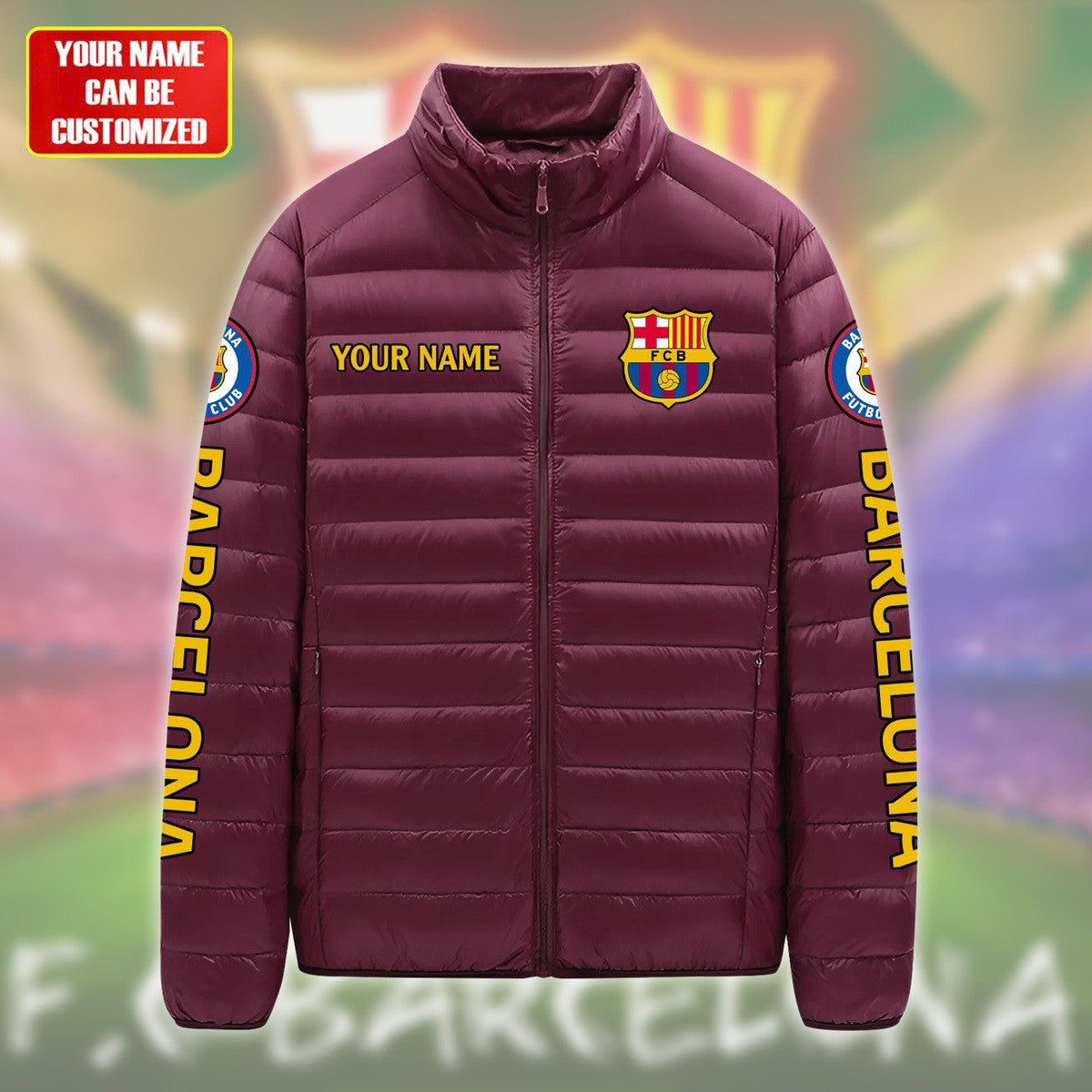 Personalized Barça Ultra Light Down Jacket Q111001