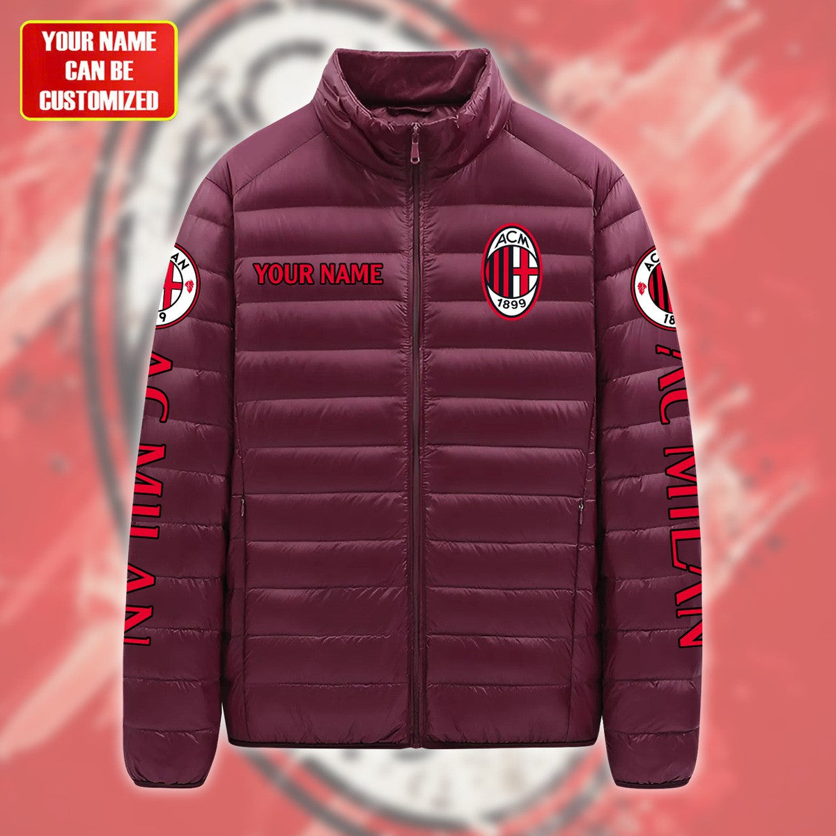 Personalized AC Milan Ultra Light Down Jacket QB111001