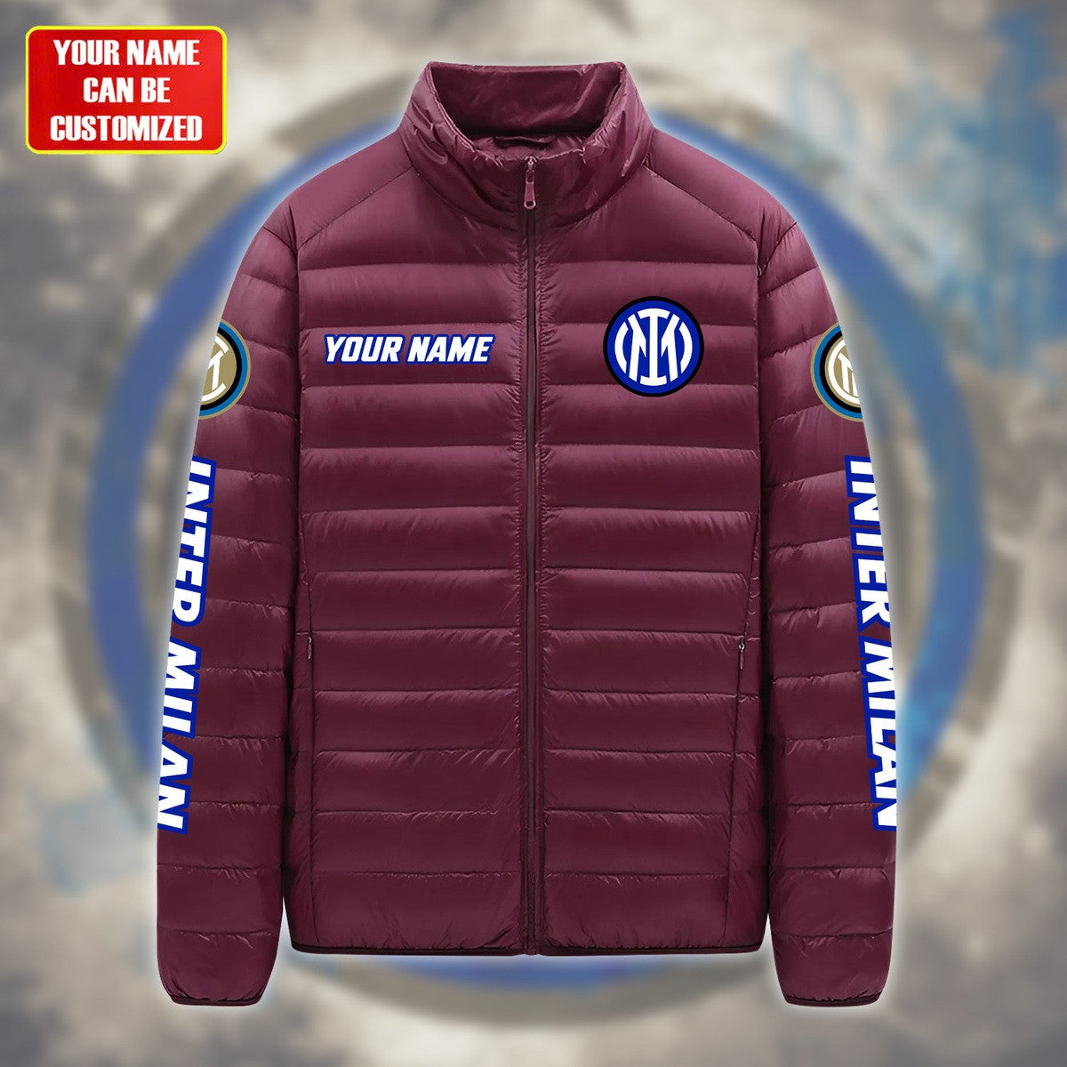 Personalized Inter Milan Ultra Light Down Jacket QB111002