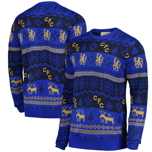 Chelsea S9 Ugly Christmas Sweater , Unisex Wool Sweater