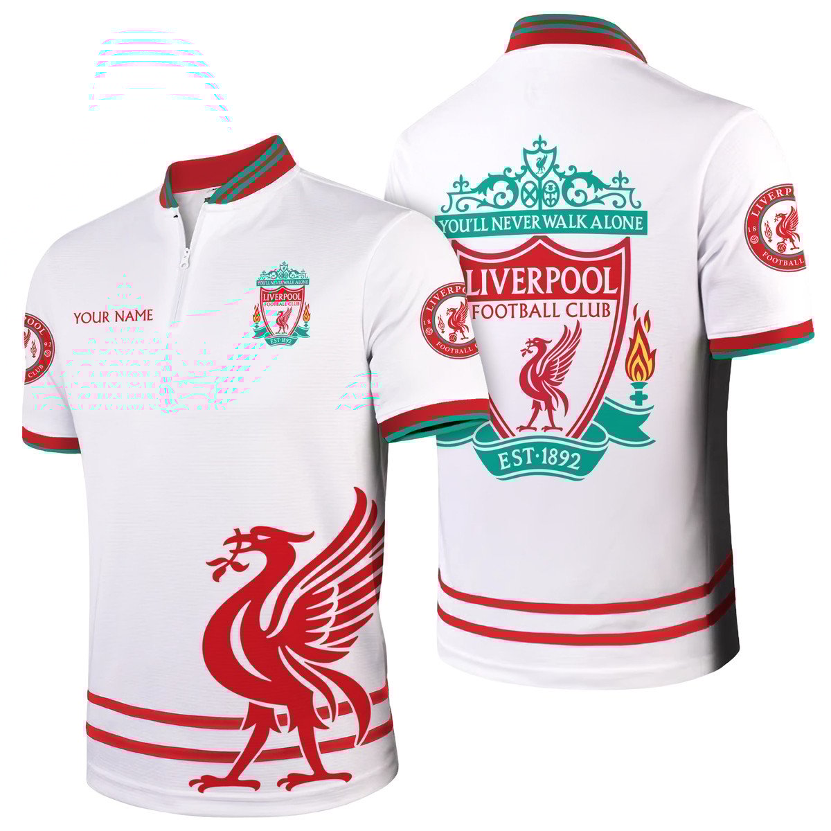 Personalized Liverpool FC 3D Full Printing Set , Barcelona FC Shirt , Barcelona FC Set , Zipper Polo, Hoodie , Short , Polo , hawaii , ... QB141006