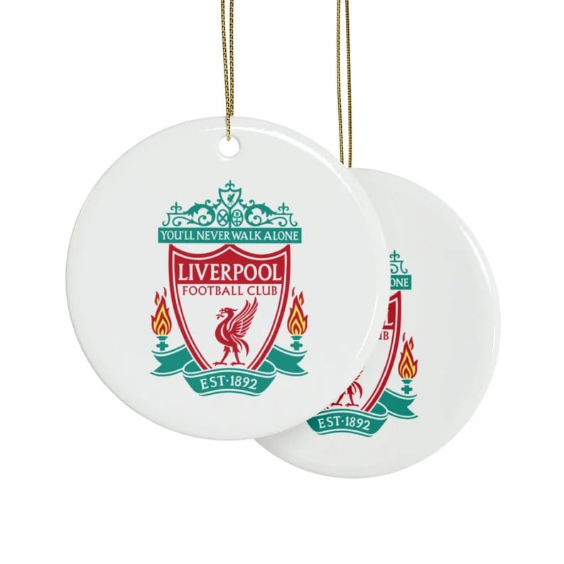 Liverpool Round Ceramic Ornament