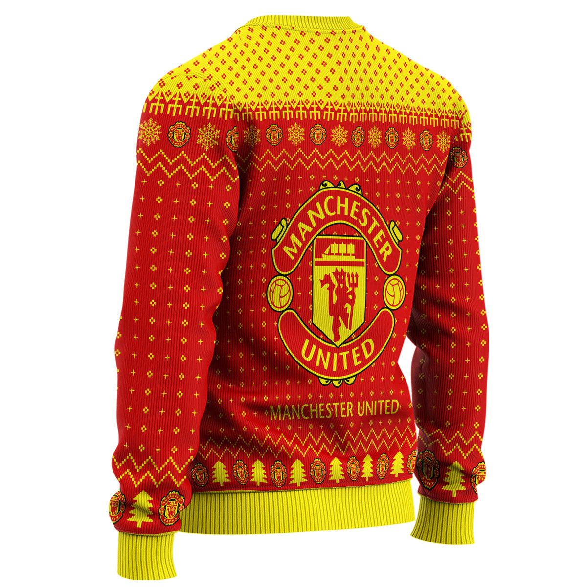 Manchester United S2 Ugly Christmas Sweater , Unisex Wool Sweater S151003