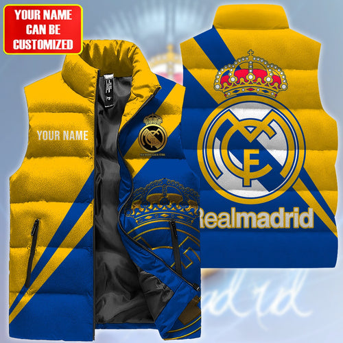 Real Madrid Sleeveless Windproof Puffer Jacket 3D Q151006