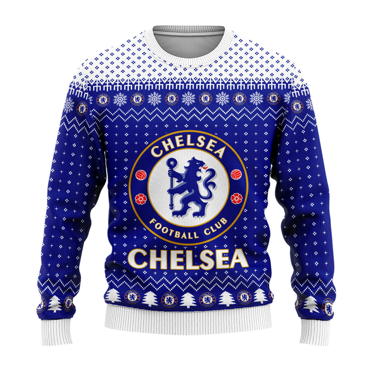Chelsea S10 Ugly Christmas Sweater , Unisex Wool Sweater S151004