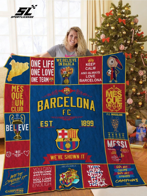 Barça Q3 Quilt Blanket , Quilt set , Bedroom Decor , Quilting