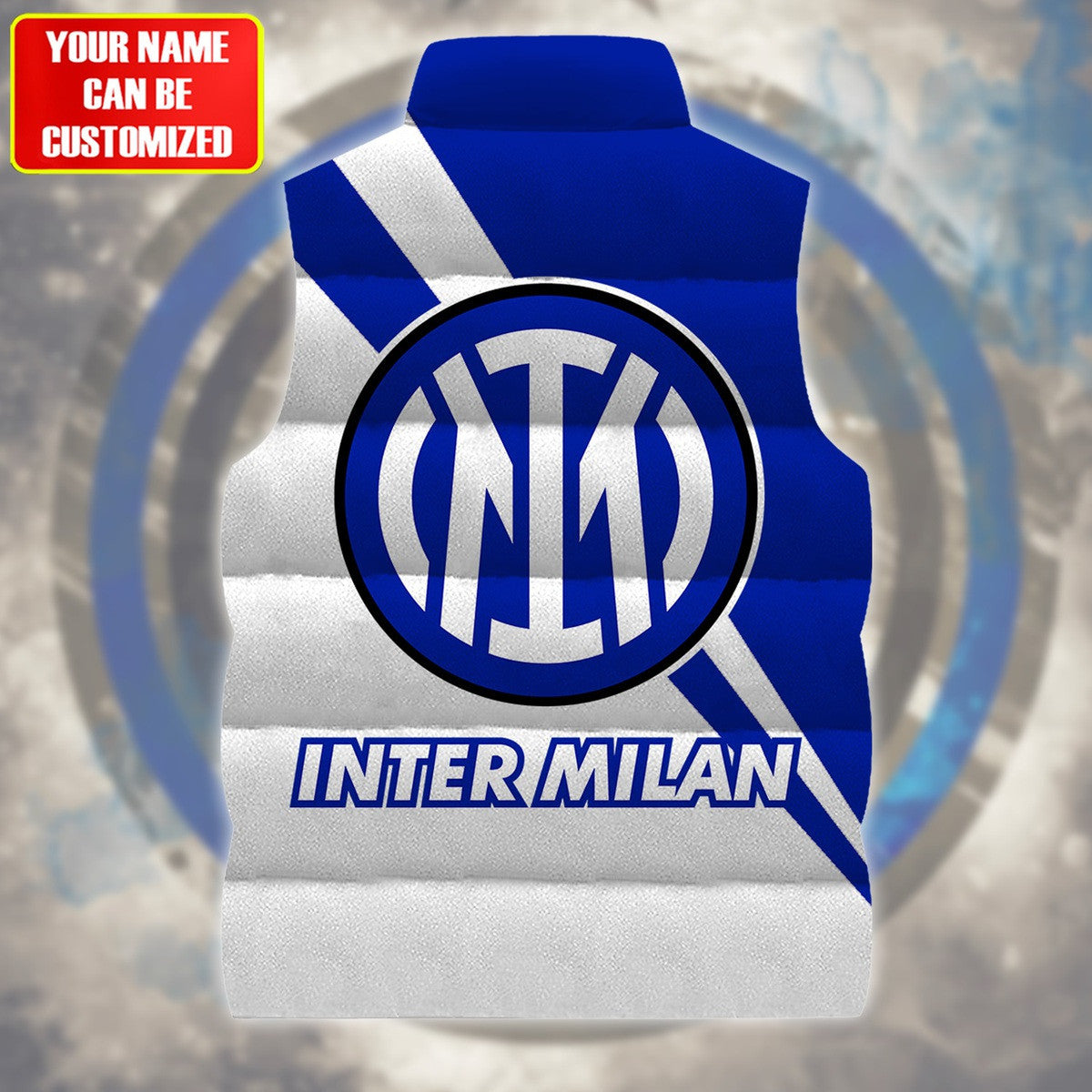 Inter Milan Sleeveless Windproof Puffer Jacket 3D QB151005