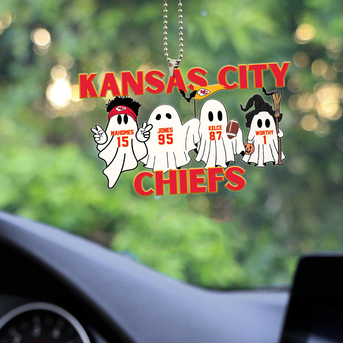 KC Custom Name Car Ornament P151002