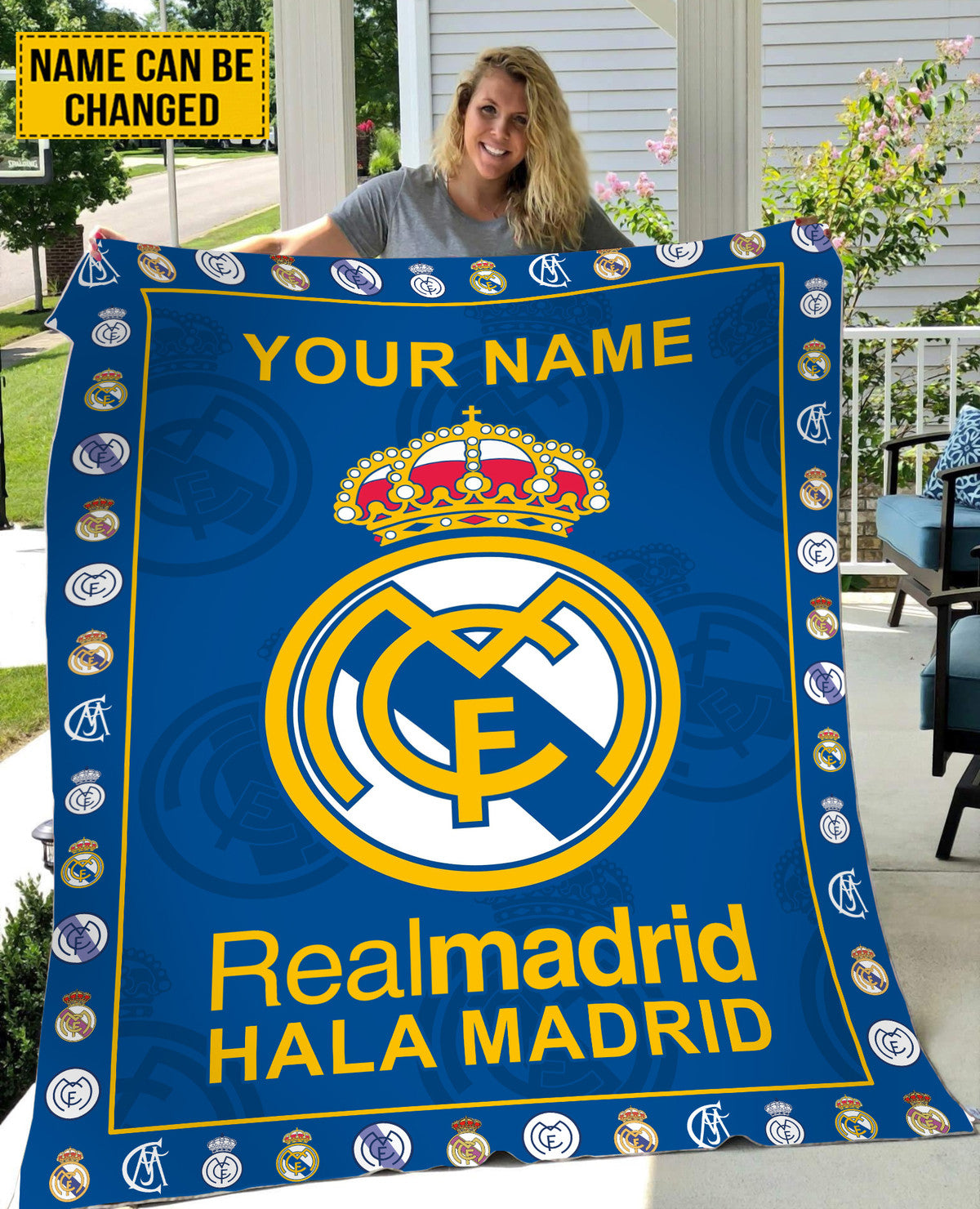 Real Madrid FC 3D Fleece Blanket P171002